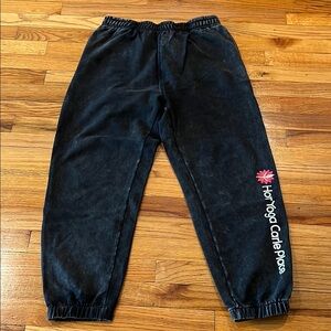 Hot yoga carle place custom Black Jogger Pants